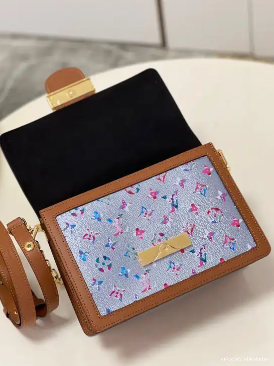 Official oldcobbler VUITTON LOUIS MM DAUPHINE 0619